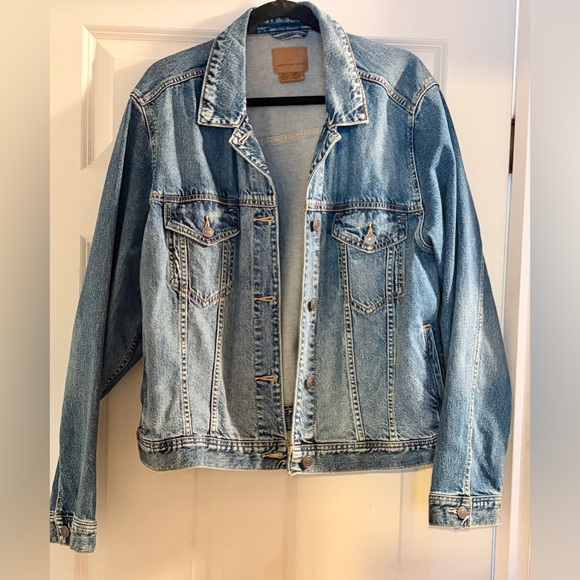 American Eagle Classic Strigid Denim Jacket NWOT - Picture 4 of 8